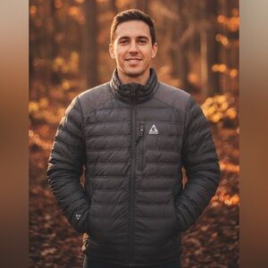 Puffer Jacket‎ lightweight  Gerry Weber Men's Charcoal